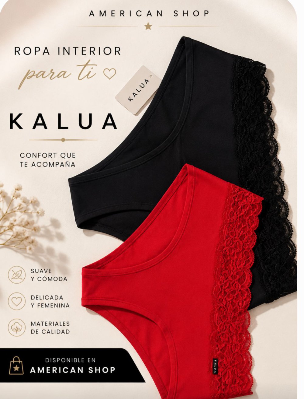 Ropa Interior Femenina Kalua 